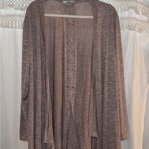 Cardigan w/ Corset Back